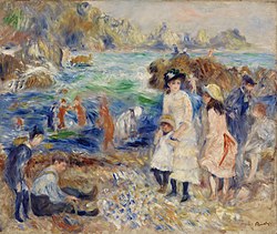 Children at the Beach at Guernsey, 1883, Barnes Foundation, Philadelphia