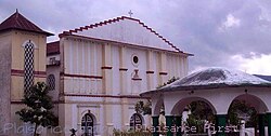 The Archangel Michael is the patron saint of the town of Plaisance. This is the local Catholic Church, dedicated to Saint Michael the Archangel, the symbol of the town