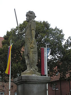 Roland statue in Bad Bramstedt