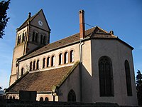 Protestantische Kirche (Rückansicht)
