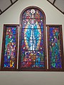 Stained glass window, St. Thomas the Apostle, Laurel Lodge