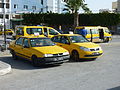 Taxis in Monastir (Tunesien)