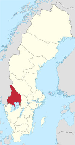 Värmland County in Sweden