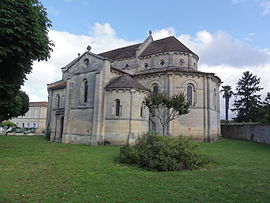 The church in Villeneuve