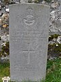 Grave of an Irish WAAF, Clonmacnoise. Cpl Bridget White was serving with the No3 (Pilots) Advanced Flying Unit based at RAF South Cerney when she died in a road accident.[13]