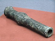 Hand cannon from the Mongol Yuan dynasty (1271–1368)