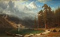 Albert Bierstadt's painting, "Mount Corcoran", circa 1876–1877, is a composite of locations that he visited in the Sierras.