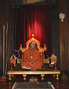 Bodhinatha on the Guru Peedham (the seat of authority) of Kauai Aadheenam