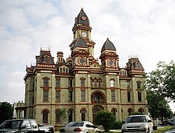 The Caldwell County Courthouse in Lockhart