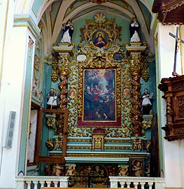 Baroque altar in the church of Saint Domenico