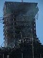 Die Spitze der Torre-Windsor-Ruine