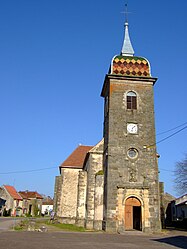 The church in Vernois-sur-Mance