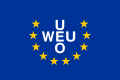 Flagge der WEU bis 2011 nach Beitritt Griechenlands 1995