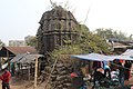 Hakanda temple at Maynapur, Bankura district, built in the 18th century and badly damaged.