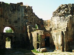 Interior remnants of S. Hovhannes Church.