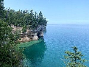 Lake Superior from Pictured Rocks National Lakeshore