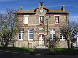 The town hall in Les Chapelles-Bourbon
