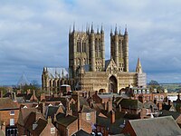 Lincoln Cathedral (rebuilt beginning in 1192)