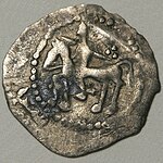 Lithuanian Denar of Jogaila with horseman, minted in the 14th century