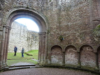 ...the interior, with arcaded bays...