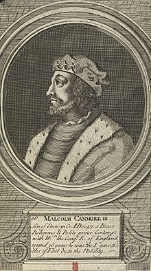 Engraving of Malcolm III