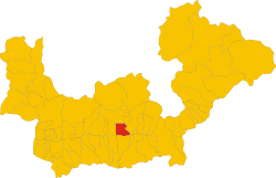 Sondrio within the Province of Sondrio