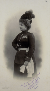 The Queen Margherita in military uniform (1898)