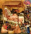 Meister von Hohenfurth: Geburt Christi, um 1350