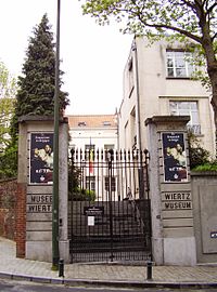 Entrance to the Wiertz Museum