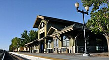 Paso Robles' Amtrak Railway Station is pictured.