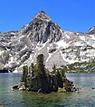 Painted Lady rises above Rae Lakes