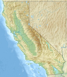 Reliefkarte: Kalifornien