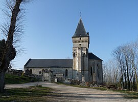 The church in Ribeaucourt