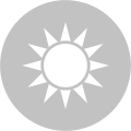 Roundel of the Republic of China Air Force (1991–present), light version