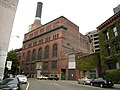 Post Station in the Pioneer Square neighborhood, steam plant built by Stone and Webster, now owned by Seattle Steam Company. The lower Old Post Station at right was built circa 1890; the tall portion, New Post Station, in 1902.[242][243]