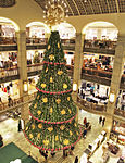 Christmas tree in Stockholm at the NK department store