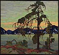 The Jack Pine (1917) by Tom Thomson, painted in Algonquin Park, Ontario.