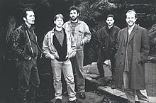 The Onset in 1990. Left to Right - Mike Badger, Tony Russell, Danny Dean, Paul Hemmings, Simon Cousins