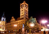 Old Town Hall of Toruń by night