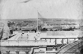 View north from United States Capitol taken on June 27, 1861 showing Swampoodle