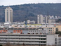 Oerlikon and Zürich-Nord as seen from Seebach