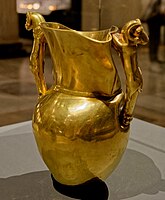 Amphora with argali-shaped handles, Filippovka kurgan 1, 4th century BCE.