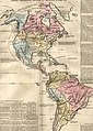 The American continent in 1828
