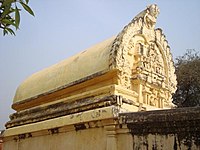 Remains of the chaitya hall in Chejarla Kapoteswara temple.