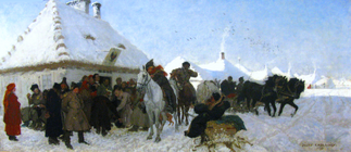 Trial Before the Village Mayor, 1873 at the Warsaw MNW