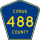 County Road 488 marker