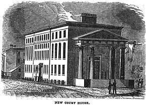 Court House, c. 1838 (engraving by Abel Bowen)
