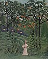 Henri Rousseau (1844–1910): Dame in exotischem Wald, 1905.