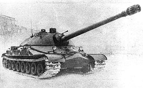 An IS-7 tank during trials (1948)