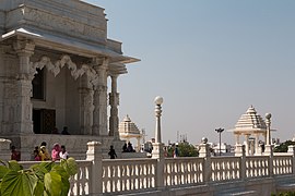 white marble Hindu temple